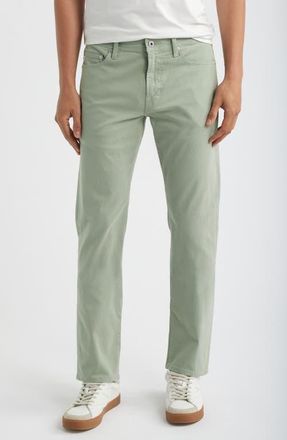 AG - Adriano Goldschmied SUD Straight Leg Pants in Faded Moss at Nordstrom, Size 31 X 32