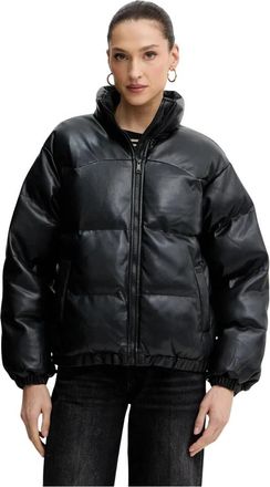 Levi's Donsjassen - Dames - Winterjassen - Zwart - M - Leer - Jassen