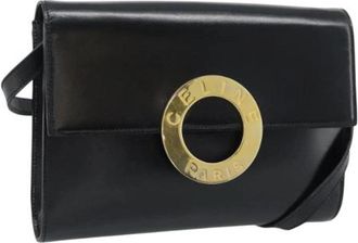 Celine Pre-owned Vintage Schoudertas - Dames - Vintage Schoudertas - Zwart - ONE Size - Leer - Vintage