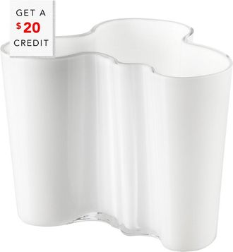 iittala Aalto 4.75In White Vase