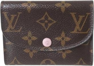 Louis Vuitton Pre-owned Wallets, female, Brown, Size: ONE SIZE Pre-owned Canvas Wallet