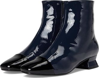 Vaneli Pippy Womens Boots Navy Naplak/Black Naplak : 8.5 M (B), Leather