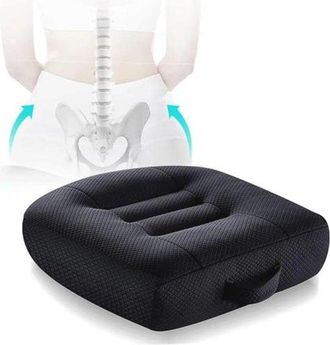 OEM Elevador De Asiento De Coche, Coj&iacute;n Port&aacute;til Para Aumentar La Altura Del Asiento, Alfombrilla Con Asa Para El Hogar Y La Oficina