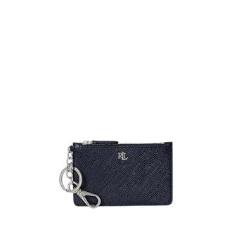 Ralph Lauren Wallets & Cardholders, female, Blue, ONE SIZE, Zip Card Cas-Card Case-Small