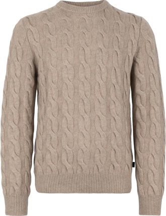 Jacob Cohen Truien & Vesten, Heren, Bruin, XL, Kasjmier, Bruine Après Ski Sweater