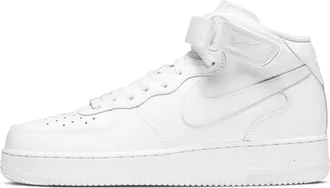 Nike Mens Air Force 1 Mid 07 Shoes in White | CW2289-111