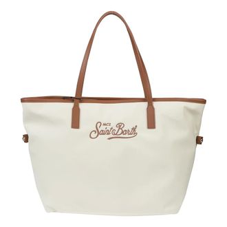 MC2 Saint Barth Tote Bags, female, Beige, Size: ONE SIZE Vanity Tote Bag
