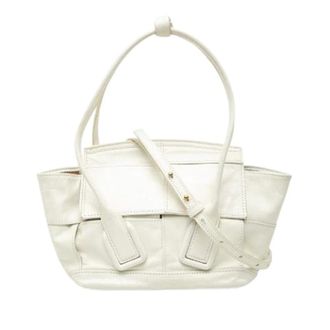 Bottega Veneta Pre-owned Vintage Schoudertas - Dames - Pre-owned - Wit - Maat: ONE Size Zijde