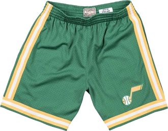 Mitchell & Ness Shorts Utah Jazz 1979-80 a righe - Verde