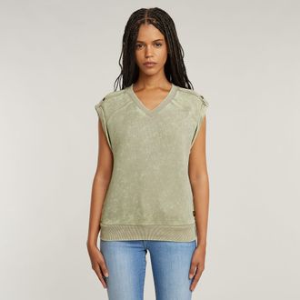 G-Star Washed Sweater - Beige - Dames