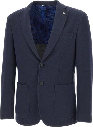 Manuel Ritz Slim Fit Blazer - Heren - Blazers - Blauw - 2XL - Katoen - Jassen