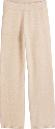 La Redoute Collections Rechte broek in tricot, hoge taille