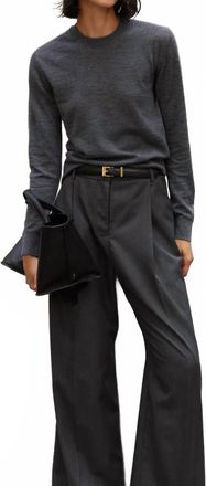Sold Out NYC The Refined Crew Sweater In Charcoal