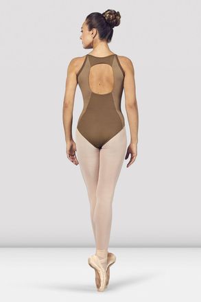 Bloch Ladies Naila Scoop Neck Open Back Camisole Leotard, Dewberry