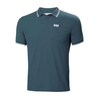 Helly Hansen Polo Shirts, male, Blue, 2XL, Washed Blue Polo Shirt