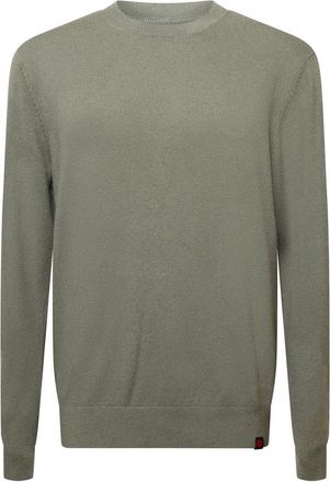 Jack & Jones Jack & Jones Mens and Brooks Relaxed Fit Cashmere Blend Sweater Crew Sweatshirt in Green - Size X-Large