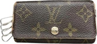 Louis Vuitton Pre-owned Lederen Sleutelhanger - Dames - Vintage Accessoires - Bruin - ONE Size - Leer - Vintage