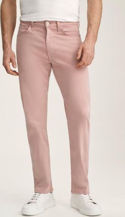 34 Heritage Courage Stretch Twill Straight Leg Pants in Pink Twill at Nordstrom, Size 31 X 34