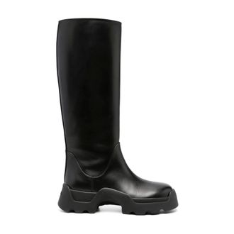 Proenza Schouler Schoenen, Dames, Zwart, 40 EU, Leer, Stomp Boots