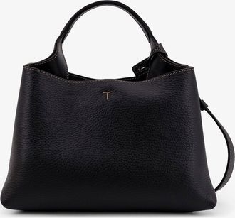 Tod's Womens Crossbody Bag Leather Black Shoulder