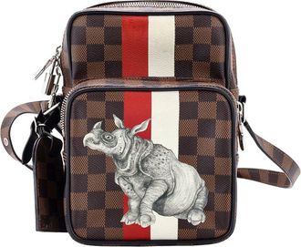 Louis Vuitton Brown Limited Edition Chapman Savane Damier Amazone Bag (Authentic Pre-Loved)