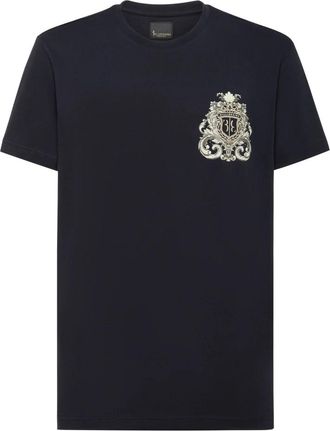 Billionaire Boys Club T-Shirt Ronde Hals SS Crest Barok - Heren - T-shirts - Blauw - S - Katoen - Tops