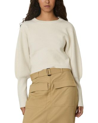 Reiss Ella Crew Cropped Jumper