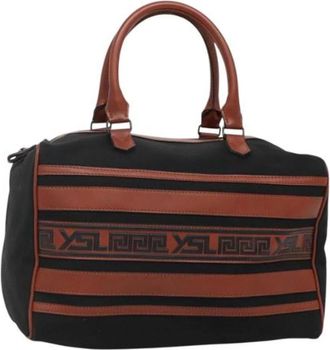 Saint Laurent Tweedehands Canvas handtassen - Dames - Vintage Handtas - Veelkleurig - ONE Size - Leer - Vintage