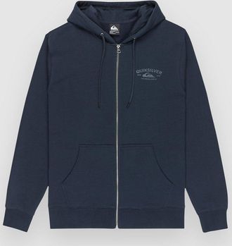 Quiksilver Chest Logo Sweatjacke blau