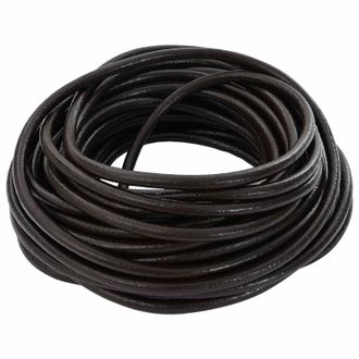 vidaXL Cord&oacute;n De Cuero 1 Marr&oacute;n Oscuro &Oslash;5 Mm X 50 M Cuero Vidaxl