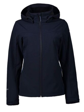 Icepeak Womens Brenham Softshell Jacket, Dark Blue, 48 (EU)