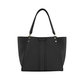 Pourchet Tassen, Dames, Zwart, ONE Size, Leer, Petit cabas Hebdo Madison