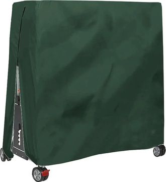 No Brand Funda Impermeable Y Antipolvo Para Mesa De Ping Pong De Exterior, Dimensiones 165x70x185 Cm, Fabricada En Tela Oxford - Color Verde