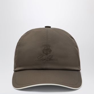 Loro Piana Cappellino da baseball Sequoia Ivory in poliammide