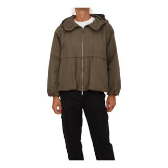 Marella Light Jackets, female, Green, Size: 2XS Imbottito corto