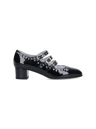 Carel Mary Jane Camden Pumps In Black Patent Leather