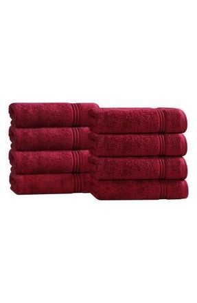 Superior 8-Pack Hand Towel Set in Burgundy at Nordstrom Rack