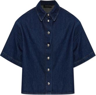 Anine Bing Lincoln Denim Shirt - Dames - Spijkeroverhemden - Blauw - XS - Denim - Overhemden