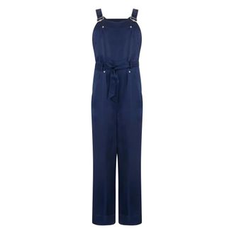 Alberta Ferretti Long Overall Style Dungaree - female - Alberta Ferretti - Jumpsuits - Blue - L - Jumpsuits & Playsuits