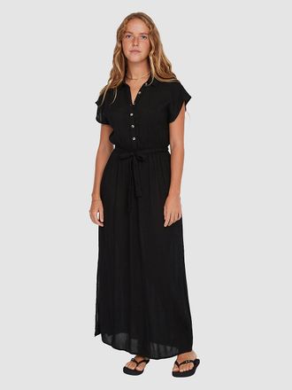 O'Neill Lori Maxi Shirt Kleid schwarz