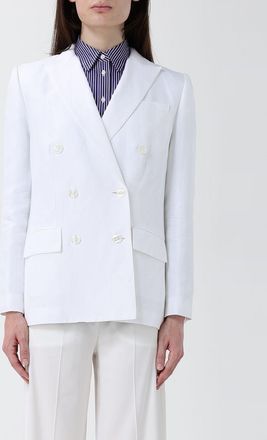 Lauren Ralph Lauren Blazer a doppiopetto in misto lino
