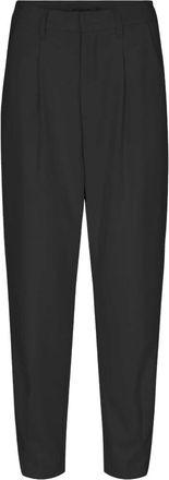 Copenhagen Muse Zwarte op maat gemaakte broek met zakken - Dames - Broeken - Zwart - XL - Polyester - Broeken