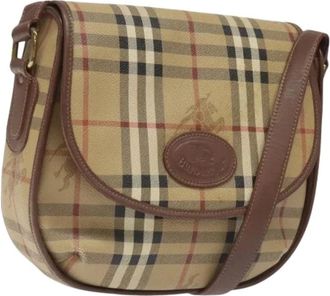 Burberry Pre-owned Cross Body Bags, female, Beige, Size: ONE SIZE Pre-owned Shoulder Bag