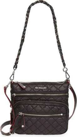 MZ Wallace Downtown Crosby Crossbody Bag in Black at Nordstrom