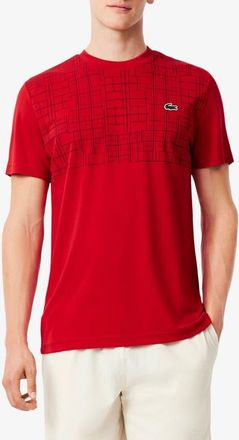 Lacoste x Novak Djokovic Ultra-Dry Performance T-Shirt in Red at Nordstrom, Size 6