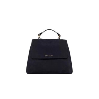 Orciani Sveva Kleine Handtas - Dames - Tassen - Blauw - Maat: ONE Size Leer