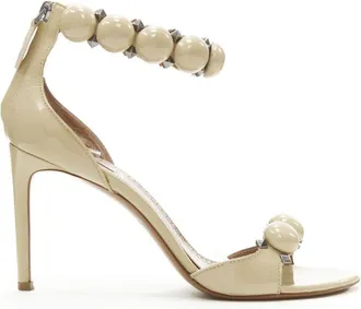 Alaia Alaia La Bombe ball embellished studded patent sandal