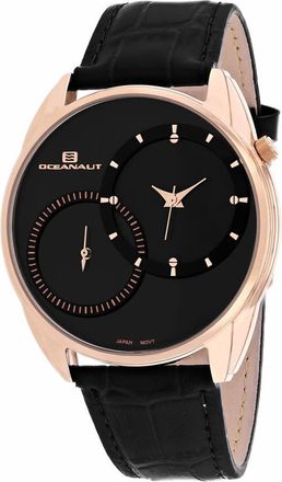 Oceanaut Sentinel Quartz Black Dial Mens Watch OC3353