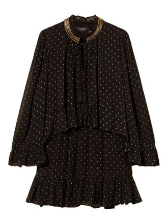 Twin-Set georgette dress - Black