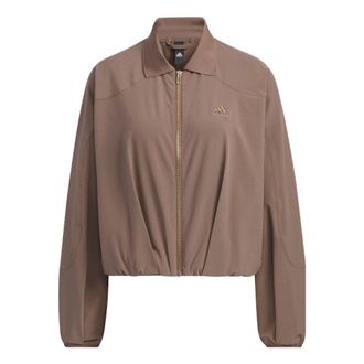 adidas (WMNS) adidas Future Of Tech Shirt Jackets Brown HY2830